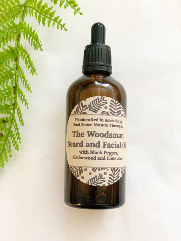 Men's spicy aromatic Beard and Facial Oil -